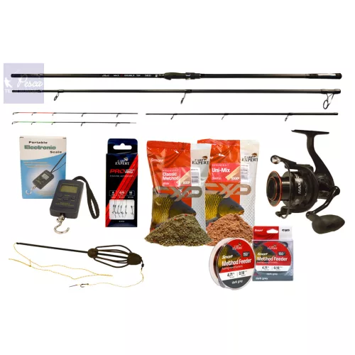 CARP EXPERT MAX2 390 METHOD FEEDER SZETT ÚJDONSÁG CSALIKKAL