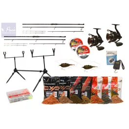   Carp Expert MAX2 360 Dupla Feeder Szett Rodpoddal és Csalikkal