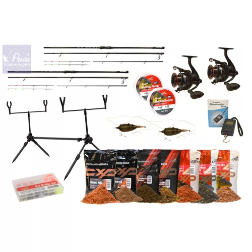 Carp Expert MAX2 360 Dupla Feeder Szett Rodpoddal és Csalikkal