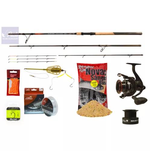 CARP EXPERT SILVER CARP HEAVY FEEDER 4,20M RAPID SZETT ETETŐANYAGGAL ÉS SZERELÉKKEL