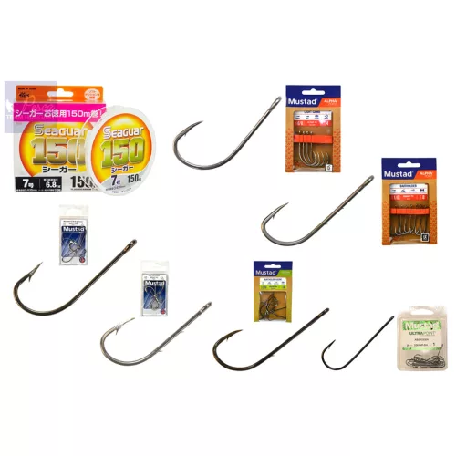 MUSTAD PROFI SÜLLŐZŐ HOROGELŐKE CSOMAG JAPÁN FLUOROCARBONNAL