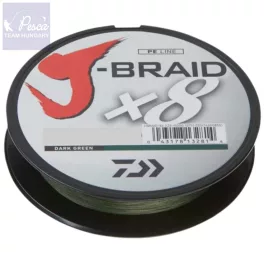 Daiwa J-Braid X8 Green Fonott Zsinór 150m