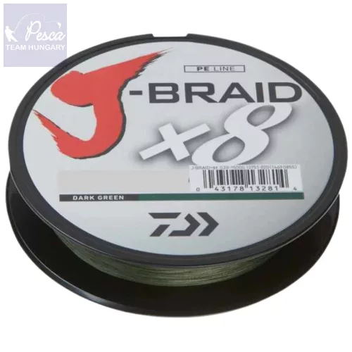 Daiwa J-Braid X8 Green Fonott Zsinór 300m