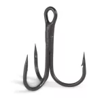 Saenger X-Strong Camou Matt Black Hármas Horog 5db/csomag