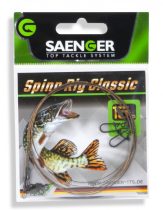 Saenger Spinn Rig Classic 1×7 előke 30cm 2db/csomag