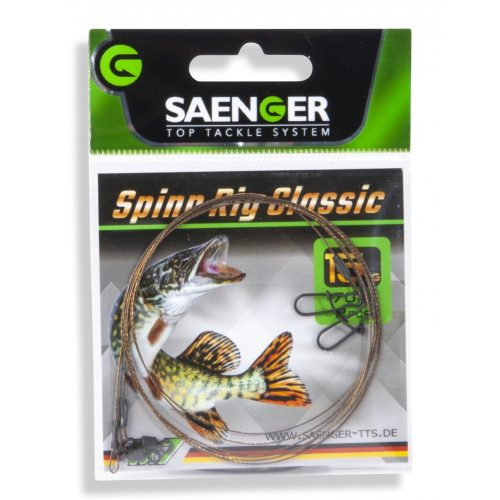 Saenger Spinn Rig Classic 1×7 előke 70cm 2db/csomag