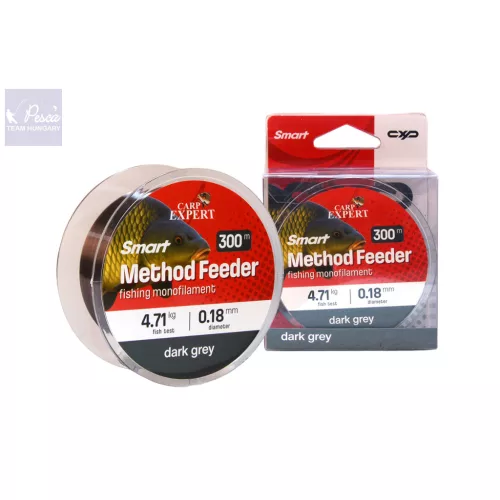 CARP EXPERT SMART METHOD FEEDER DARK GREY MONOFIL ZSINÓR 300m