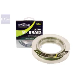 Wizard Ultima 8X Braid Moss Green fonott zsinór 150m