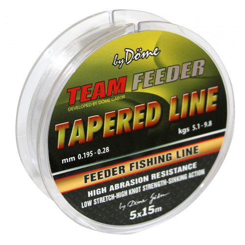 By Döme Team Feeder Tapered Leader 15m×5m