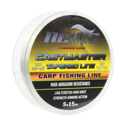 Nevis Castmaster Tapered Line 5x15m 0,30-0,57mm