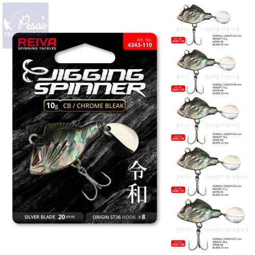 Reiva Jigging Spinner Chrome Bleak