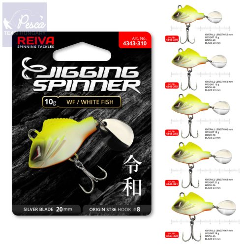 Reiva Jigging Spinner White Fish