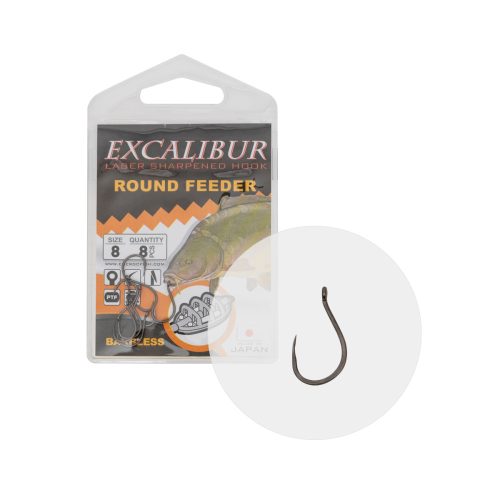 Energo Team Excalibur Round Feeder szakáll nélküli horog