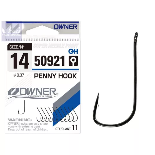 OWNER 50921 PENNY HOOK füles horog 