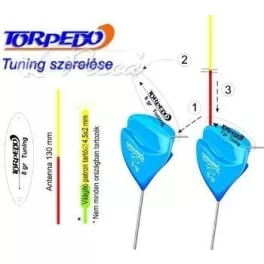 Cralusso Torpedo Tunning Horgászúszó