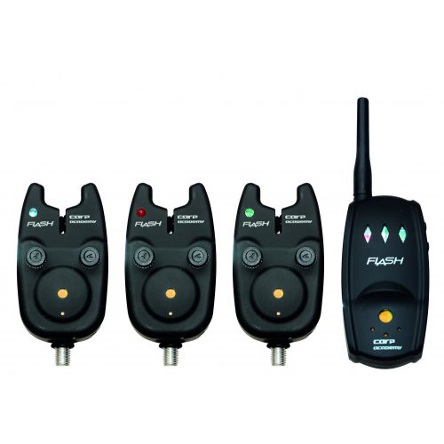 Carp Academy Flash Elektromos Kapásjelző 3+1 Szett