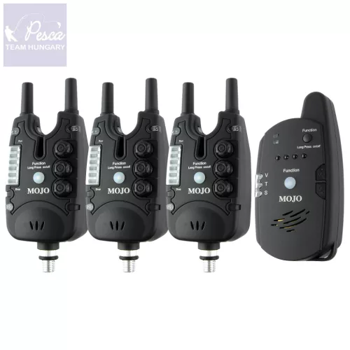 Carp Academy Mojo XTI Elektromos Kapásjelző Szett 3+1