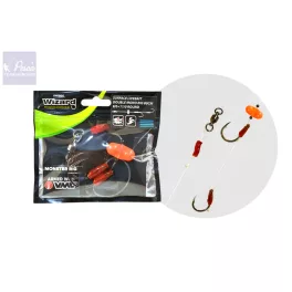   WIZARD MONSTER SURFACE LIVEBAIT DOUBLE MONO RIG Round 7/0+9/0