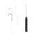 Nevis Feeder Monofil Előke Csalistopperrel 5db/csomag