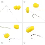 Nevis Feeder Monofil Előke Csalistopperrel 5db/csomag