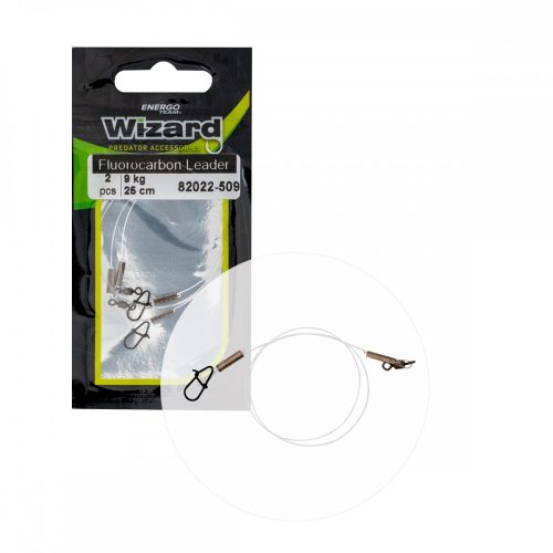 Energo Team Wizard Neo Szerelt Fluorocarbon Előke 25 cm 2db/csomag