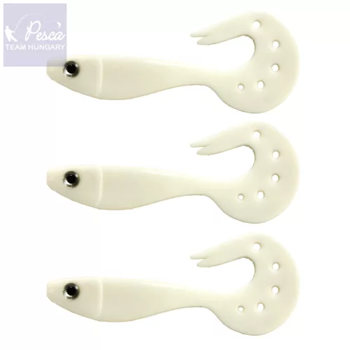 Nevis Twister Shad Vantage 9cm /Classic White/ 3db/csomag