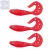 Nevis Twister Shad Vantage 9cm /Japanese red/ 3db/csomag