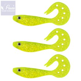 Nevis Twister Shad Vantage 9cm Flash Chartreuse 3db/csomag