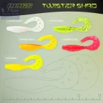 Nevis Twister Shad 11cm 3db/cs (Classic White)