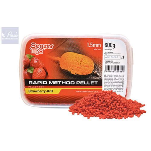 Benzár Rapid Method Pellet Eper-krill 600gr