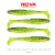 REIVA Zander Power Shad 10cm 4db/csomag (fluosárga-zöld)
