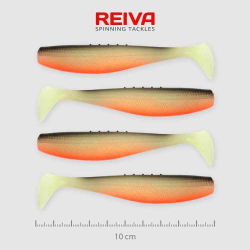 REIVA Flat Minnow Shad 10cm 4 db/csomag