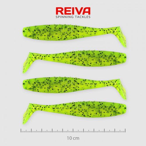 REIVA Flat Minnow Shad 10cm 4 db/csomag