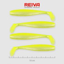 REIVA Flat Minnow Shad 10cm 4 db/csomag