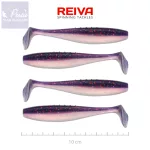 Reiva Flat Minnow Shad 10cm 4db/cs (Purple Pearl)