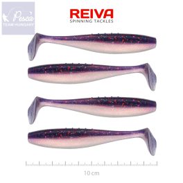 Reiva Flat Minnow Shad 10cm 4db/cs (Purple Pearl)