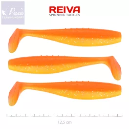 Reiva Flat Minnow shad 12,5cm 3db/cs (Shiny Orange)
