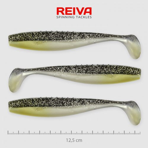 REIVA Flat Minnow Shad 12,5cm 3 db/csomag