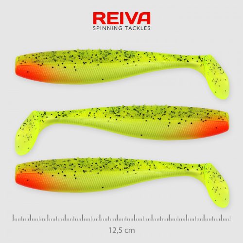 REIVA Flat Minnow Shad 12,5cm 3 db/csomag