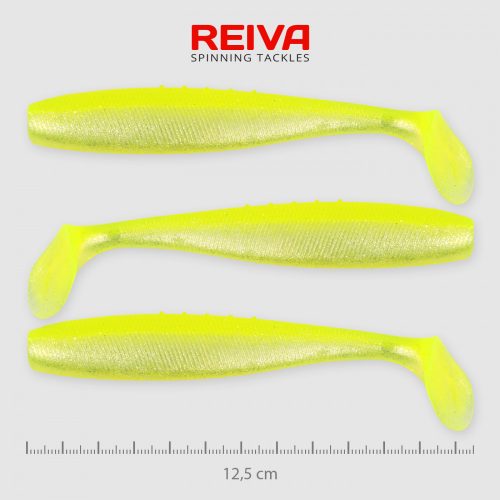 REIVA Flat Minnow Shad 12,5cm 3 db/csomag