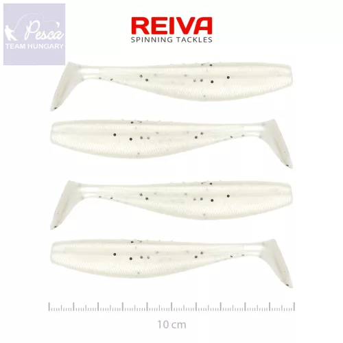 Reiva Flat Minnow shad 7,5cm 4db/cs (Pearl Dot)