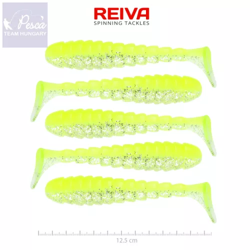 Reiva Stream Shad 12.5cm Flash Lemonade 5db/csomag