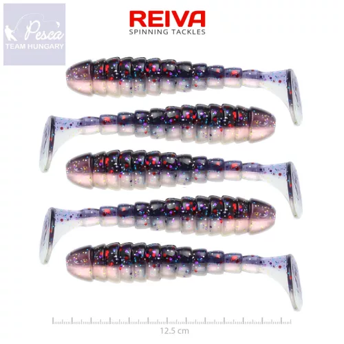 Reiva Stream Shad 12.5cm Purple Pearl 5db/csomag