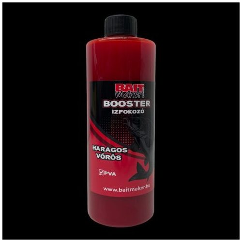 BAIT MAKER BOOSTER ÍZFOKOZÓ HARAGOS VÖRÖS 500 ML