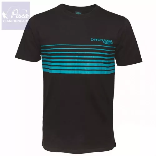 Drennan Black Aqua T-Shirt póló