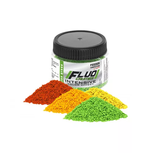 Carp Zoom Feeder Competition Fluo Zöld Crumbs Süllyedő Morzsa 