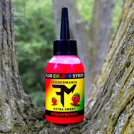 Feedermánia Fluo Colour Syrup - Strawberry 75ml