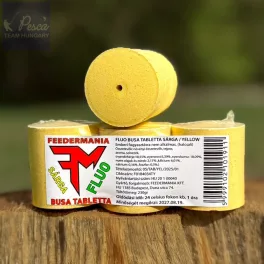 Feedermánia Fluo Busa Tabletta - Sárga 230gr