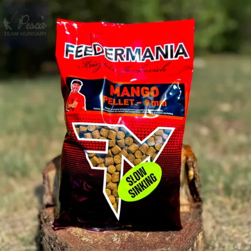 Feedermánia Slow Sinking Pellet 9mm - Mango 800gr