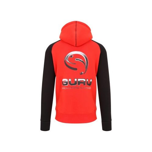 Guru Hoodie Red/Black Pulóver